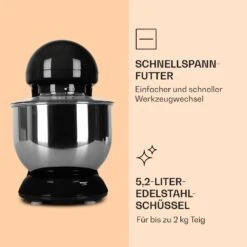 Bella Küchenmaschine 2000 W / 2,7 PS 5 Ltr Edelstahl BPA-frei 12 Bella Küchenmaschine 2000 W / 2,7 PS 5 Ltr Edelstahl BPA-frei -Geschäft Für Haushalts- Und Küchenbedarf 10005315 de 0005 logo