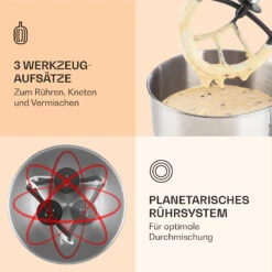 Bella Küchenmaschine 2000 W / 2,7 PS 5 Ltr Edelstahl BPA-frei -Geschäft Für Haushalts- Und Küchenbedarf 10008232 de 0004 logo