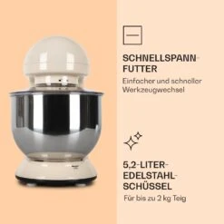 Bella Küchenmaschine 2000 W / 2,7 PS 5 Ltr Edelstahl BPA-frei -Geschäft Für Haushalts- Und Küchenbedarf 10008232 de 0005 logo