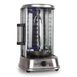 Kebap Master Pro Vertikalgrill 1500W Edelstahl Inkl. Spieß Set -Geschäft Für Haushalts- Und Küchenbedarf 10009355 yy 0005 titel offen oneconcept vertikalgrill