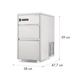 Powericer XL Eiswürfelmaschine Industrie 145W 20 Kg/d 3,5 Kg Behälter -Geschäft Für Haushalts- Und Küchenbedarf 10013323 yy 0010 logo Klarstein Powericer XL Ice Maker