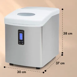 Mr. Silver-Frost Eismaschine 150W Edelstahl Weiß 15kg -Geschäft Für Haushalts- Und Küchenbedarf 10020110 yy 0011 dimensions