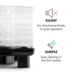 Bananarama Dörrautomat Schwarz 550W Trockner Dehydrator 6 Etagen -Geschäft Für Haushalts- Und Küchenbedarf 10027831 yy 0006 logo Klarstein Bananarama Doerrautomat schwarz reedit