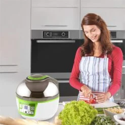 VitAir Turbo Heißluftfritteuse Grün-weiß 1400W Grillen Backen 9l -Geschäft Für Haushalts- Und Küchenbedarf 10028288 yy 0004 ambient klarstein vitair heissluft frieteuse