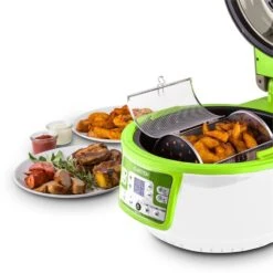 VitAir Turbo Heißluftfritteuse Grün-weiß 1400W Grillen Backen 9l -Geschäft Für Haushalts- Und Küchenbedarf 10028288 yy 0010 ambient klarstein vitair heissluft frieteuse
