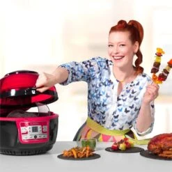 VitAir Turbo Heißluftfritteuse Rot-schwarz 1400W Grillen Backen 9l 14 VitAir Turbo Heißluftfritteuse Rot-schwarz 1400W Grillen Backen 9l -Geschäft Für Haushalts- Und Küchenbedarf 10028289 yy 0003 titel enie klarstein vitair heissluft frieteuse