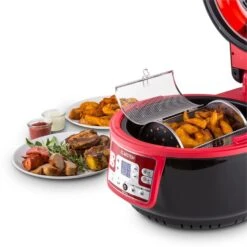 VitAir Turbo Heißluftfritteuse Rot-schwarz 1400W Grillen Backen 9l 20 VitAir Turbo Heißluftfritteuse Rot-schwarz 1400W Grillen Backen 9l -Geschäft Für Haushalts- Und Küchenbedarf 10028289 yy 0009 ambient 03 Klarstein VitAir Heissluftfritteuse
