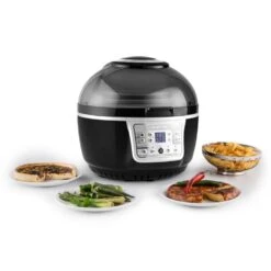 VitAir Turbo Heißluftfritteuse Grau-schwarz 1400W Grillen Backen 9l -Geschäft Für Haushalts- Und Küchenbedarf 10028290 yy 0003 ambient klarstein vitair heissluft frieteuse