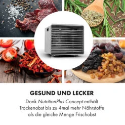 Fruit Jerky Steel 10 Dörrautomat 10 Etagen 1000 W Fläche: 1,5 M² Timer -Geschäft Für Haushalts- Und Küchenbedarf 10028437 de 0005 logo
