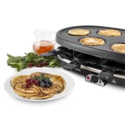 All-U-Can-Grill Raclette 4-in-1 Pancake Crêpes Steinplatte 8 Personen -Geschäft Für Haushalts- Und Küchenbedarf 10028450 yy 0009 titel Klarstein All U Can Grill Raclettegrill 4in1