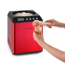 Vanilla Sky Eiscreme-Maschine Kompressor 2l 180W Edelstahl Rot -Geschäft Für Haushalts- Und Küchenbedarf 10028874 yy 0004 ambient Klarstein Vanilla Sky Eismaschine