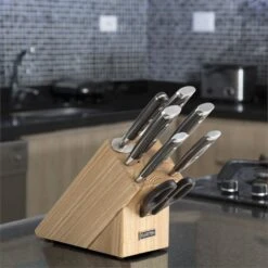 Katana 8 Messerset 8-teilig Schere Wetzstahl Messerblock -Geschäft Für Haushalts- Und Küchenbedarf 10030150 yy 0005 ambient Messerblock Set