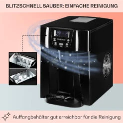 Ice Volcano 2G Eismaschine LED 12kg Je 24h 2l 6-12min Schwarz 15 Ice Volcano 2G Eismaschine LED 12kg Je 24h 2l 6-12min Schwarz -Geschäft Für Haushalts- Und Küchenbedarf 10030844 DE 0005 usp