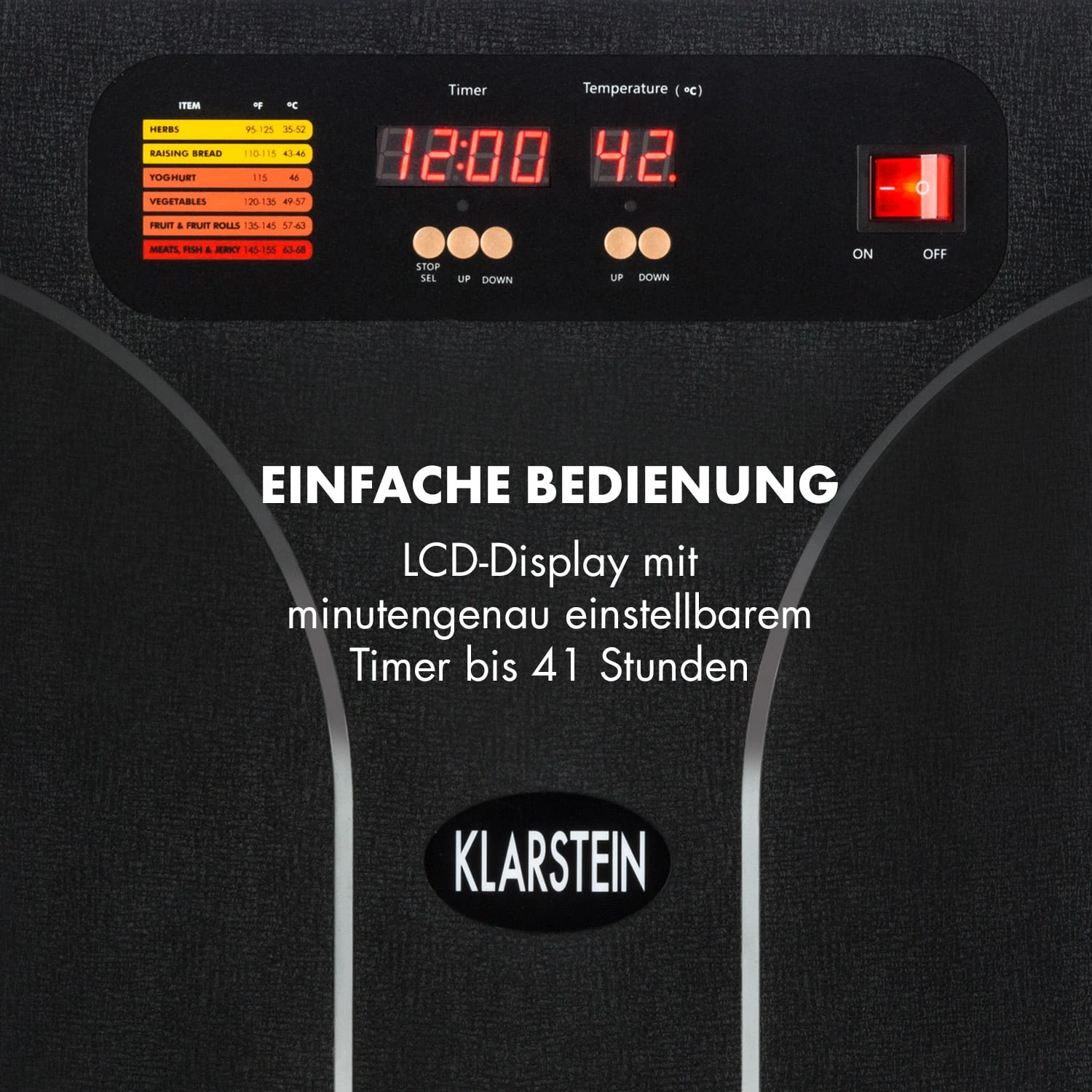 Fruit Jerky 14 Dörrautomat 1000W 30 Bis 70 °C 14 Etagen LC-Display 5 Fruit Jerky 14 Dörrautomat 1000W 30 Bis 70 °C 14 Etagen LC-Display – Bild 3