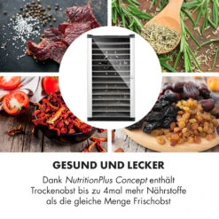 Fruit Jerky 14 Dörrautomat 1000W 30 Bis 70 °C 14 Etagen LC-Display 13 Fruit Jerky 14 Dörrautomat 1000W 30 Bis 70 °C 14 Etagen LC-Display -Geschäft Für Haushalts- Und Küchenbedarf 10031317 de 0005 logo