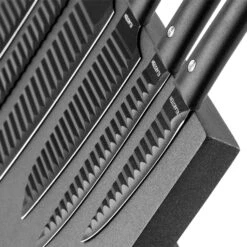 Kissaki Messerset Magnetisch Antihaftversiegelung Wellenform Schwarz -Geschäft Für Haushalts- Und Küchenbedarf 10031844 yy 0004 logo