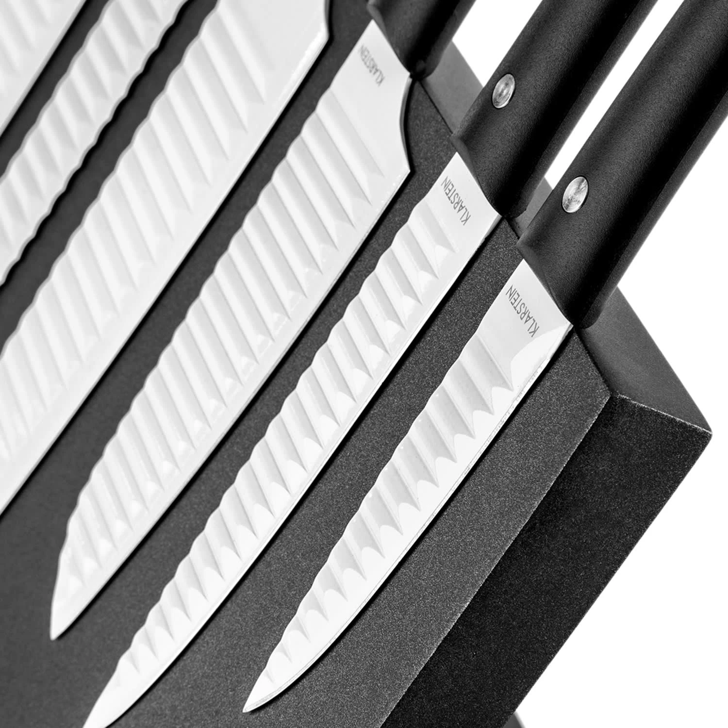 Kashira Messerset 7-tlg Magnetblock Antihaftversiegelung Edelstahl 6 Kashira Messerset 7-tlg Magnetblock Antihaftversiegelung Edelstahl – Bild 4