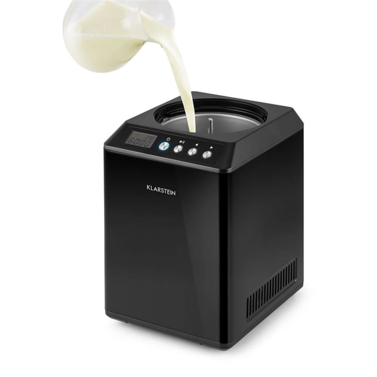Vanilly Sky Family Eiscremebereiter Frozen Yoghurt 250W 2,5l Schwarz 7 Vanilly Sky Family Eiscremebereiter Frozen Yoghurt 250W 2,5l Schwarz – Bild 5