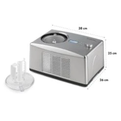 Yo & Yummy 2-in-1 Eiscremebereiter & Yoghurt Maker 150W 1,5l Edelstahl -Geschäft Für Haushalts- Und Küchenbedarf 10031849 yy 0006 logo Klarstein Yo Yummy 2in1 Eiscremebereiter