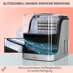 Kristall Eiswürfelmaschine Kristalleis 2 Größen 2,5l Wassertank -Geschäft Für Haushalts- Und Küchenbedarf 10031891 de 0005 usp