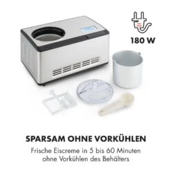 Dolce Bacio Eiscremebereiter Kompressor 2l LCD-Display Touch Edelstahl 16 Dolce Bacio Eiscremebereiter Kompressor 2l LCD-Display Touch Edelstahl -Geschäft Für Haushalts- Und Küchenbedarf 10032322 de 0005 logo