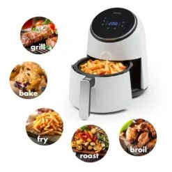 AirVital Heißluftfritteuse 1300W 2,5l CeraPlus-Antihaft Touch Weiß -Geschäft Für Haushalts- Und Küchenbedarf 10032331 yy 0003 logo Klarstein AirVital Heissluftfritteuse 1300W weiss