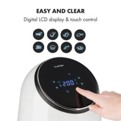 AirVital Heißluftfritteuse 1300W 2,5l CeraPlus-Antihaft Touch Weiß -Geschäft Für Haushalts- Und Küchenbedarf 10032331 yy 0005 logo Klarstein AirVital Heissluftfritteuse 1300W weiss