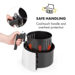 AirVital Heißluftfritteuse 1300W 2,5l CeraPlus-Antihaft Touch Weiß -Geschäft Für Haushalts- Und Küchenbedarf 10032331 yy 0008 logo Klarstein AirVital Heissluftfritteuse 1300W weiss