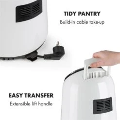 AirVital Heißluftfritteuse 1300W 2,5l CeraPlus-Antihaft Touch Weiß -Geschäft Für Haushalts- Und Küchenbedarf 10032331 yy 0009 logo Klarstein AirVital Heissluftfritteuse 1300W weiss