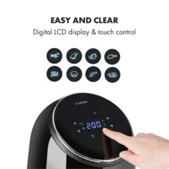 AirVital Heißluftfritteuse 1300W 2,5l CeraPlus-Antihaft Touch Schwarz 14 AirVital Heißluftfritteuse 1300W 2,5l CeraPlus-Antihaft Touch Schwarz -Geschäft Für Haushalts- Und Küchenbedarf 10032332 yy 0005 logo Klarstein AirVital Heissluftfritteuse 1300W schwarz