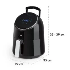 AirVital Heißluftfritteuse 1300W 2,5l CeraPlus-Antihaft Touch Schwarz 17 AirVital Heißluftfritteuse 1300W 2,5l CeraPlus-Antihaft Touch Schwarz -Geschäft Für Haushalts- Und Küchenbedarf 10032332 yy 0010 logo Klarstein AirVital Heissluftfritteuse 1300W schwarz