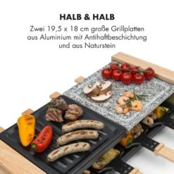 Chateaubriand Nuovo Raclette 1200W Aluminium / Stein 8 Personen Holz -Geschäft Für Haushalts- Und Küchenbedarf 10032729 de 0003 logo
