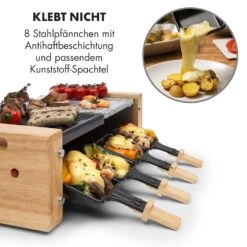 Chateaubriand Nuovo Raclette 1200W Aluminium / Stein 8 Personen Holz -Geschäft Für Haushalts- Und Küchenbedarf 10032729 de 0004 logo