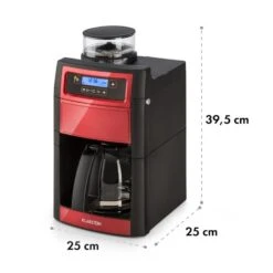 Aromatica II Duo Kaffeemaschine, Integriertes Mahlwerk, 1,25 L, Rot -Geschäft Für Haushalts- Und Küchenbedarf 10032866 yy 0011 logo Klarstein Aromatica II Duo Kaffeemaschine rot