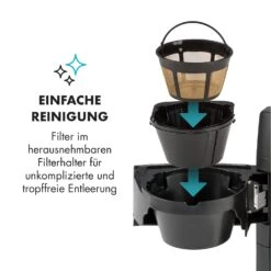 Aromatica II Set Kaffeemaschine, Mahlwerk, 1,25 L, Schwarz -Geschäft Für Haushalts- Und Küchenbedarf 10032874 de 0007 logo