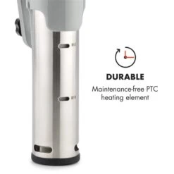 Quickstick Flex 1300W 3D Circulating 0-95 °C IPX7 Timer Silber 19 Quickstick Flex 1300W 3D Circulating 0-95 °C IPX7 Timer Silber -Geschäft Für Haushalts- Und Küchenbedarf 10032906 yy 0008 logo Klarstein Quickstick Flex silber