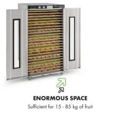 Master Jerky 24 Dörrautomat 5850W 40-90 °C 15h-Timer Edelstahl Silber -Geschäft Für Haushalts- Und Küchenbedarf 10033214 yy 0007 logo Klarstein Master Jerky 24 Doerrautomat silber