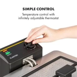 Family Fry Fritteuse 3000W Oil Drain Technology Edelstahl Silber 14 Family Fry Fritteuse 3000W Oil Drain Technology Edelstahl Silber -Geschäft Für Haushalts- Und Küchenbedarf 10033342 yy 0004 logo Klarstein Family Fry Fritteuse 3000W silber