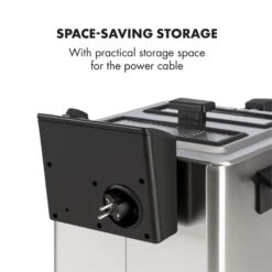 Family Fry Fritteuse 3000W Oil Drain Technology Edelstahl Silber 18 Family Fry Fritteuse 3000W Oil Drain Technology Edelstahl Silber -Geschäft Für Haushalts- Und Küchenbedarf 10033342 yy 0009 logo Klarstein Family Fry Fritteuse 3000W silber