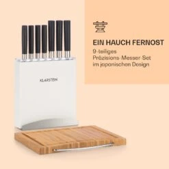 Kitano Plus Messer-Set 9 Tlg. Holzblock Bambus-Schneidebrett Weiß -Geschäft Für Haushalts- Und Küchenbedarf 10033673 de 0003 logo