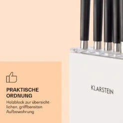 Kitano Plus Messer-Set 9 Tlg. Holzblock Bambus-Schneidebrett Weiß -Geschäft Für Haushalts- Und Küchenbedarf 10033673 de 0005 logo