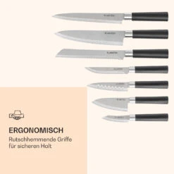 Kitano Plus Messer-Set 9 Tlg. Holzblock Bambus-Schneidebrett Weiß -Geschäft Für Haushalts- Und Küchenbedarf 10033673 de 0006 logo