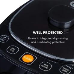 Hot Spring Plus Heißwasserspender 5l Edelstahl-Wassertank 45-95 °C -Geschäft Für Haushalts- Und Küchenbedarf 10033753 yy 0003 logo Klarstein Hot Spring Heisswasserspender schwarz