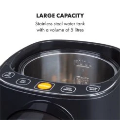Hot Spring Plus Heißwasserspender 5l Edelstahl-Wassertank 45-95 °C -Geschäft Für Haushalts- Und Küchenbedarf 10033753 yy 0005 logo Klarstein Hot Spring Heisswasserspender schwarz