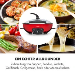 Szechuan Hot Pot Und Grillplatte 5l Vol. 1350 W, 600 W Rot -Geschäft Für Haushalts- Und Küchenbedarf 10033779 de 0005 logo
