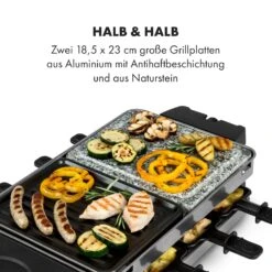 Sirloin Raclette 1500W Aluminium / Stein 8 Personen Kontroll-LED -Geschäft Für Haushalts- Und Küchenbedarf 10034275 de 0004 logo