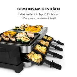 Sirloin Raclette 1500W Aluminium / Stein 8 Personen Kontroll-LED -Geschäft Für Haushalts- Und Küchenbedarf 10034275 de 0005 logo