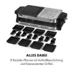 Sirloin Raclette 1500W Aluminium / Stein 8 Personen Kontroll-LED -Geschäft Für Haushalts- Und Küchenbedarf 10034275 de 0006 logo
