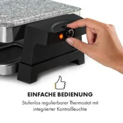 Sirloin Raclette 1500W Aluminium / Stein 8 Personen Kontroll-LED -Geschäft Für Haushalts- Und Küchenbedarf 10034275 de 0007 logo
