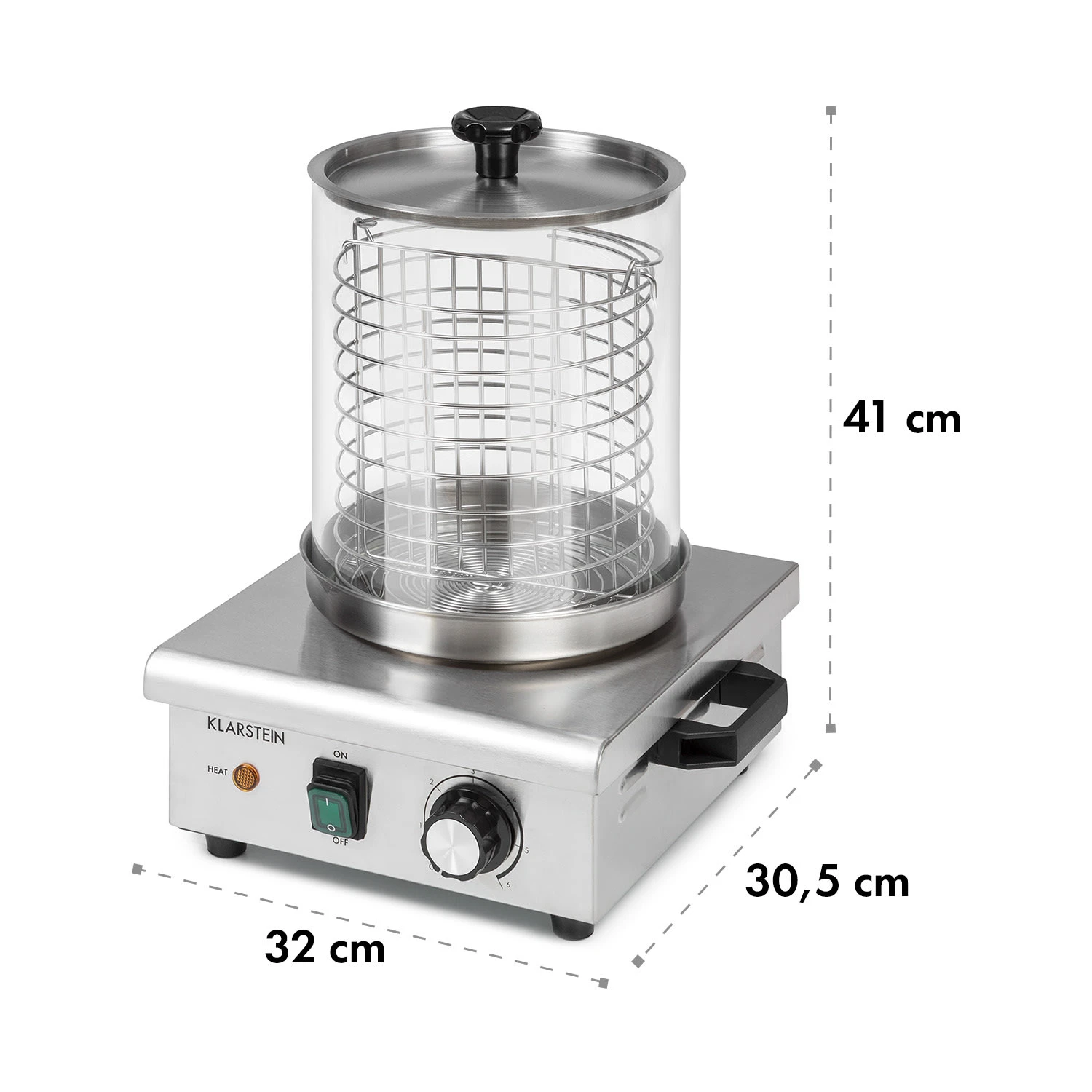 Wurstfabrik 450 Hot Dog Maker 450W 5L 30-100°C Glas Edelstahl 11 Wurstfabrik 450 Hot Dog Maker 450W 5L 30-100°C Glas Edelstahl – Bild 9